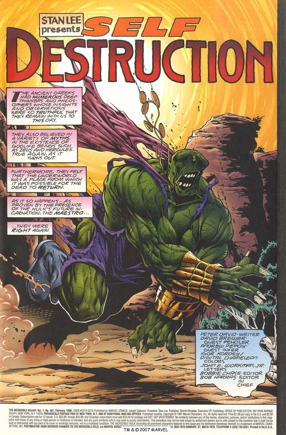 Read online The Incredible Hulk (1968) comic -  Issue #461 - 5