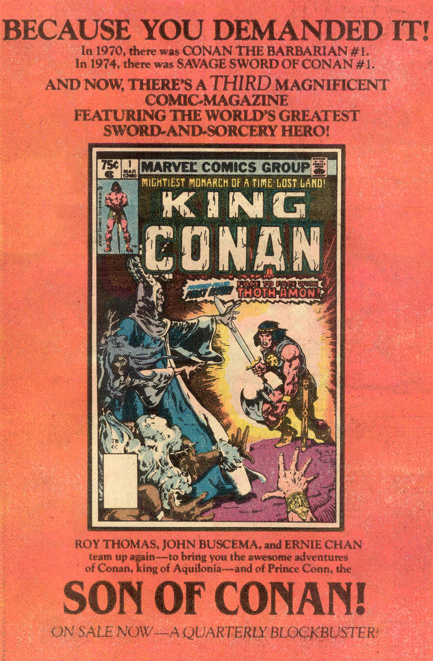 Conan the Barbarian (1970) Issue #109 #121 - English 19