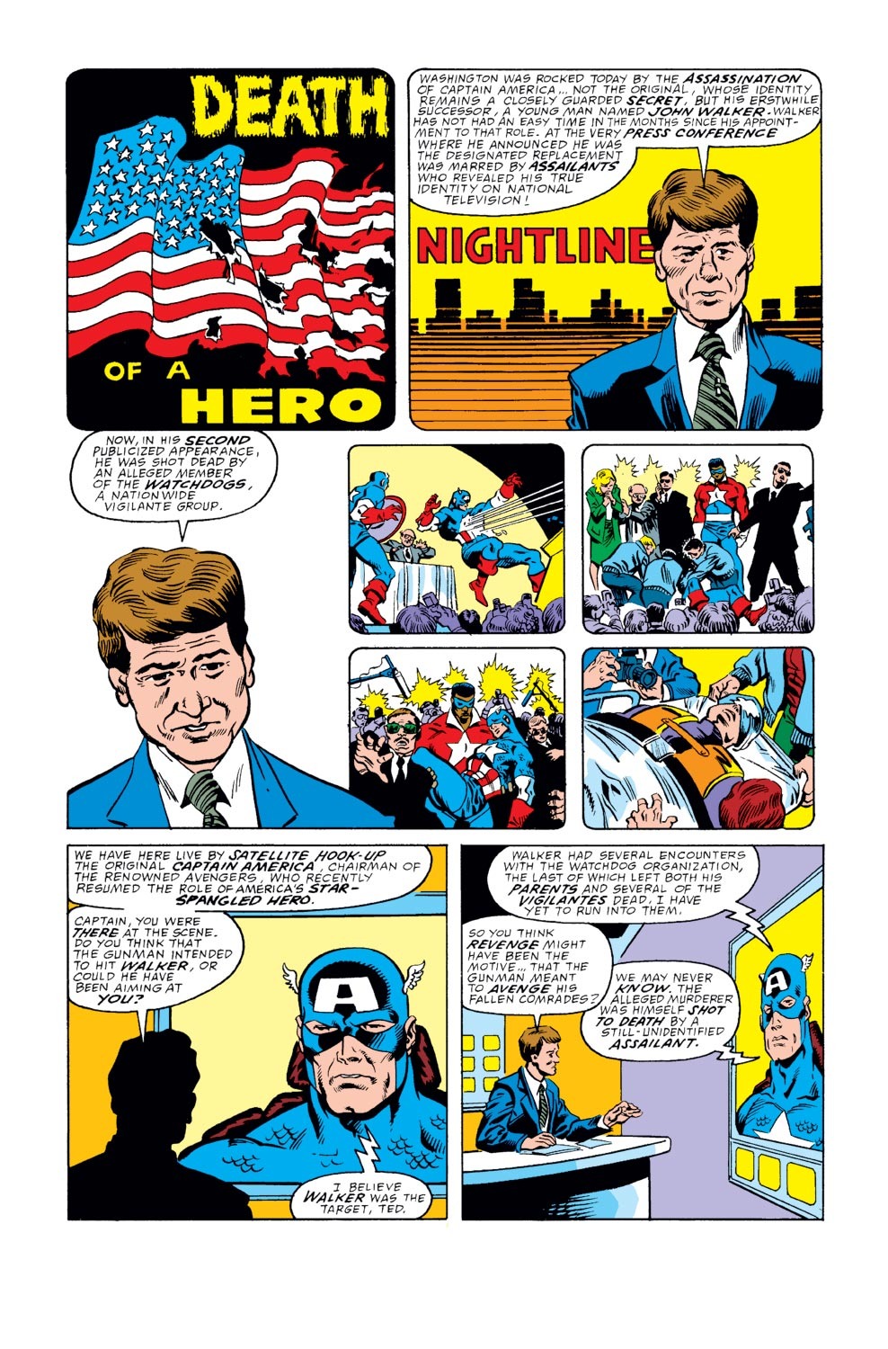 Read online Captain America (1968) comic -  Issue #351 - 7