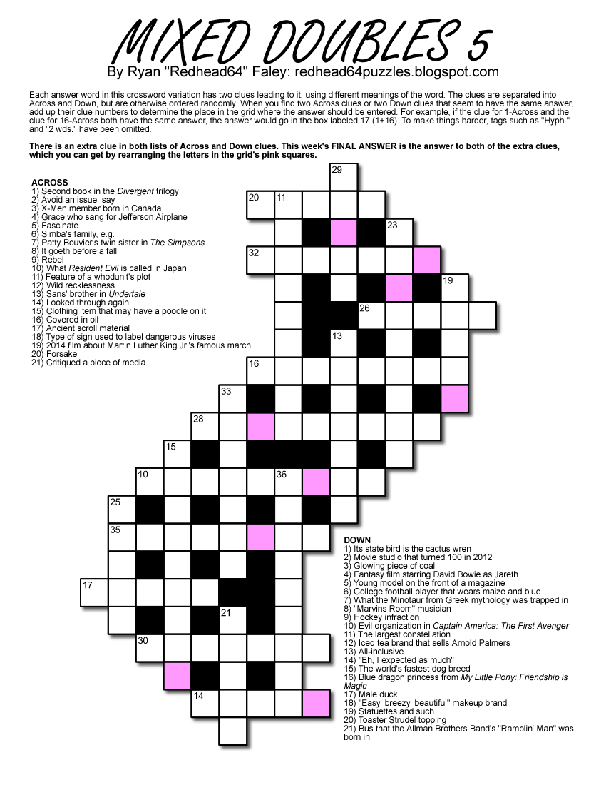 Redhead64's Obscure Puzzle Blog! CHRISTMAS GIFTS MONTH! PUZZLE 155