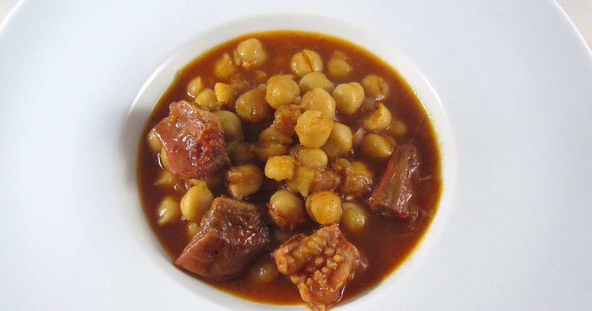 Les receptes del Miquel Garbanzos con “cap i pota”