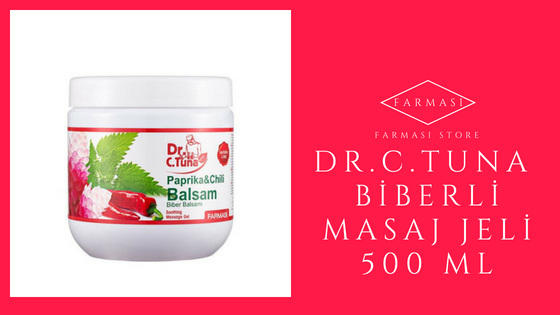 Farmasi Dr Cevdet Tuna Biberli Masaj Jeli 500 Ml