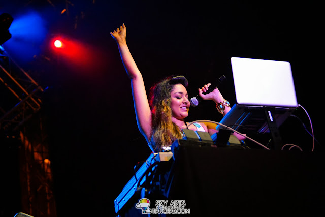 Nadine ann Thomas - DJ of the night who did opening for OneRepublic Live in Malaysia