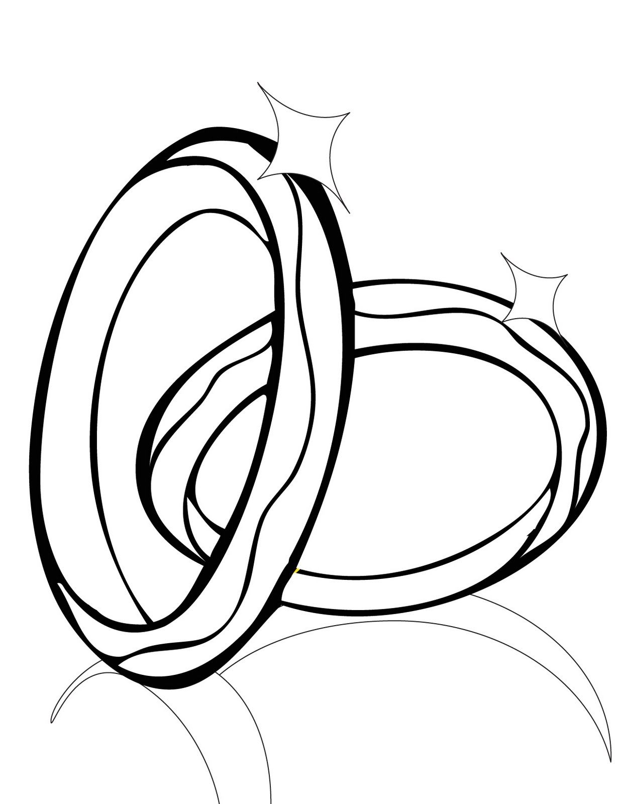 Fun Coloring Pages: Wedding Coloring Pages - Wedding Ring