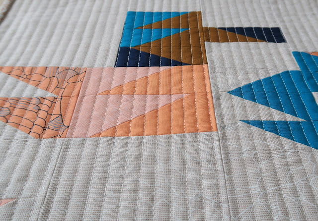 Luna Lovequilts - Improv HRT quilt block Luna Lovequilts - Improv HRT quilt block