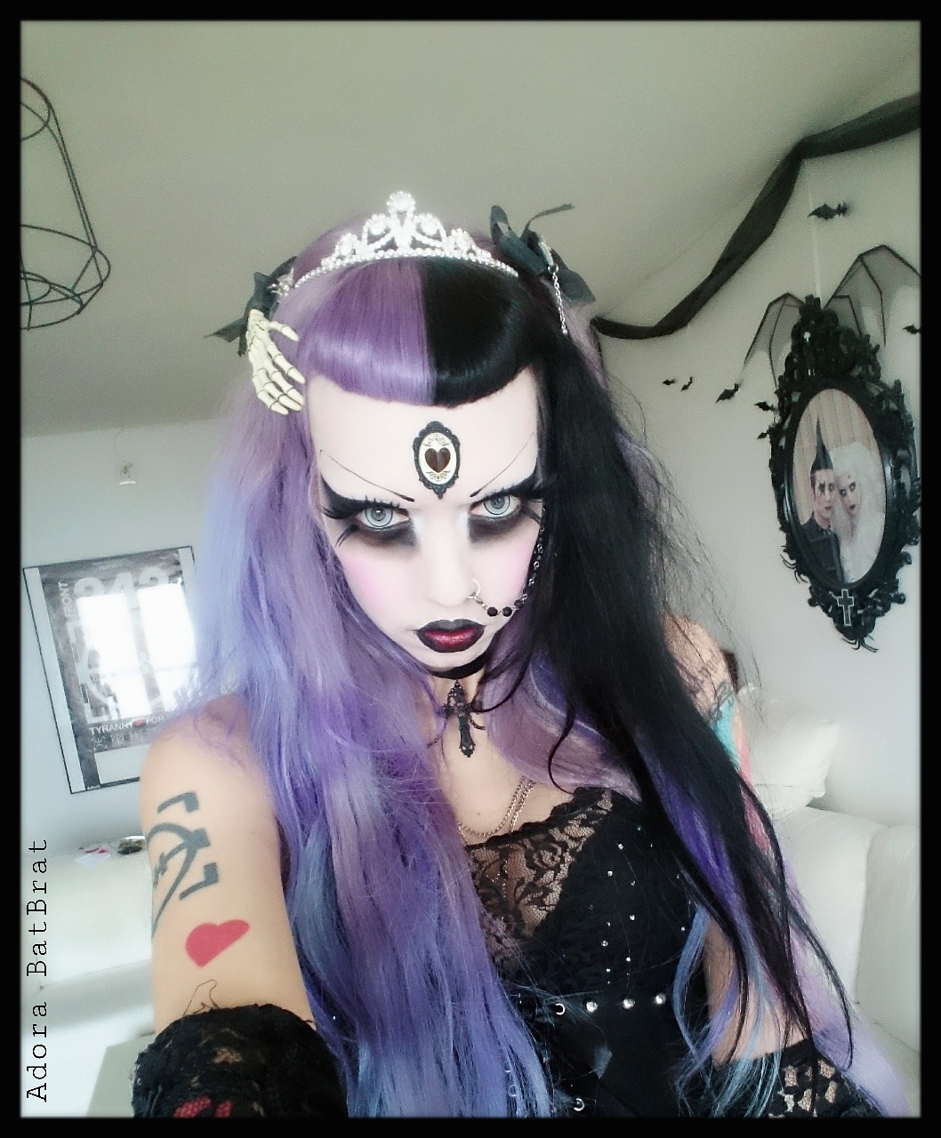 Adora BatBrat Today's Goth look Emo Goth