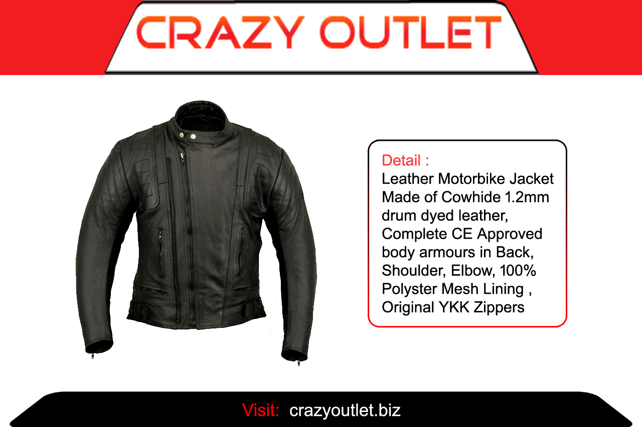 Leather Motorcycle Jacket Pakistan leather riding jacket mens Crazy