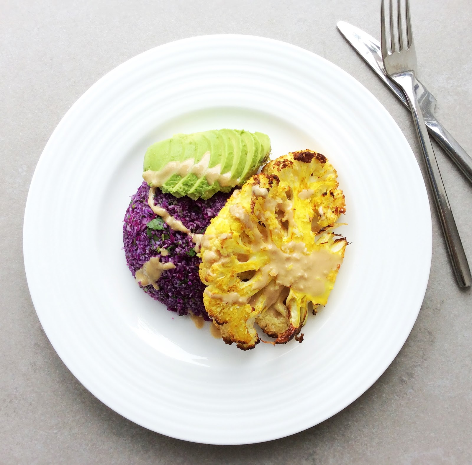 Turmeric and Coconut Cauliflower Steaks