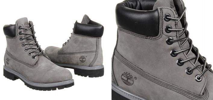 botas timberland grises hombre