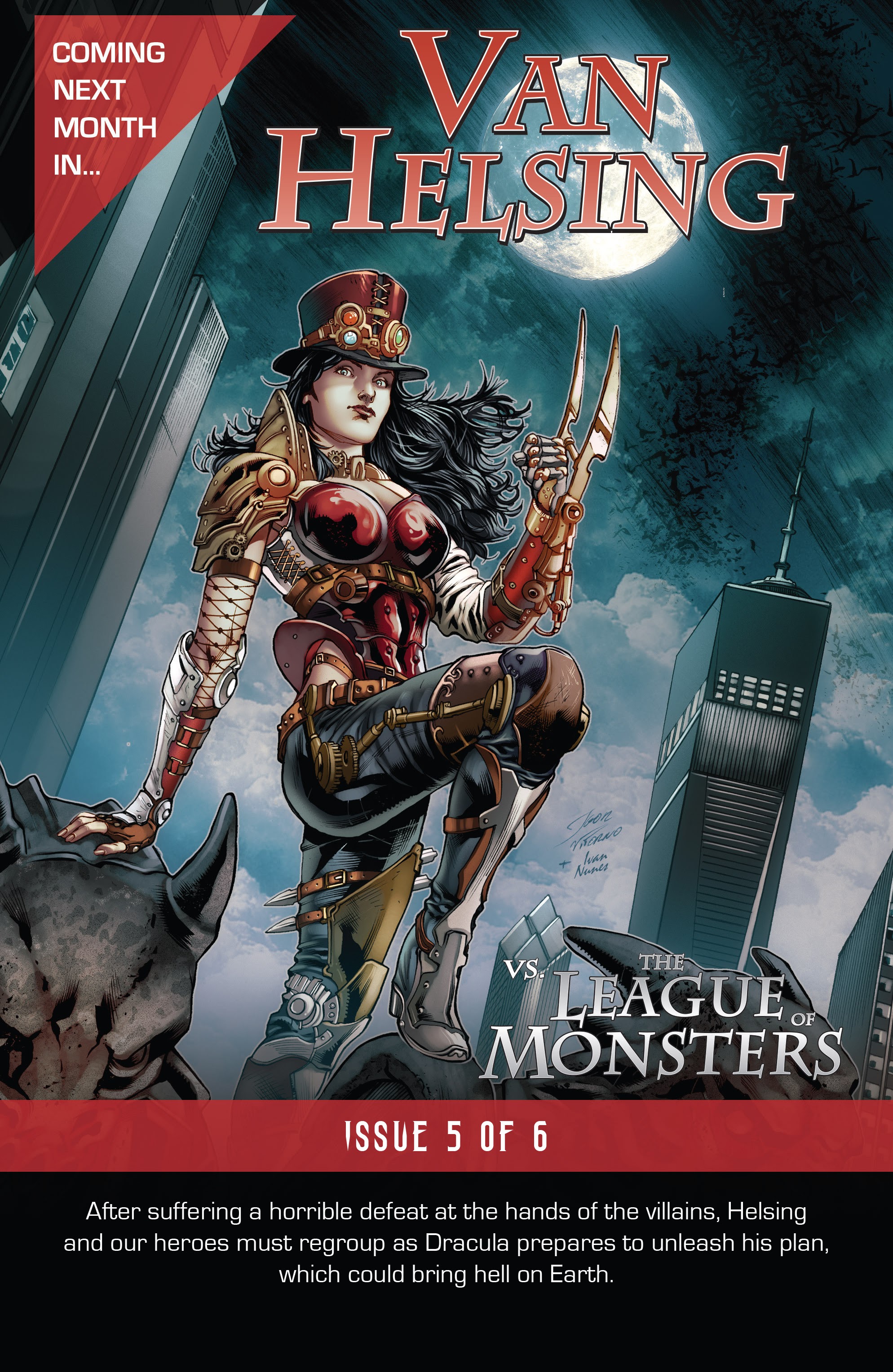 Read online Van Helsing vs The League of Monsters comic -  Issue #4 - 25