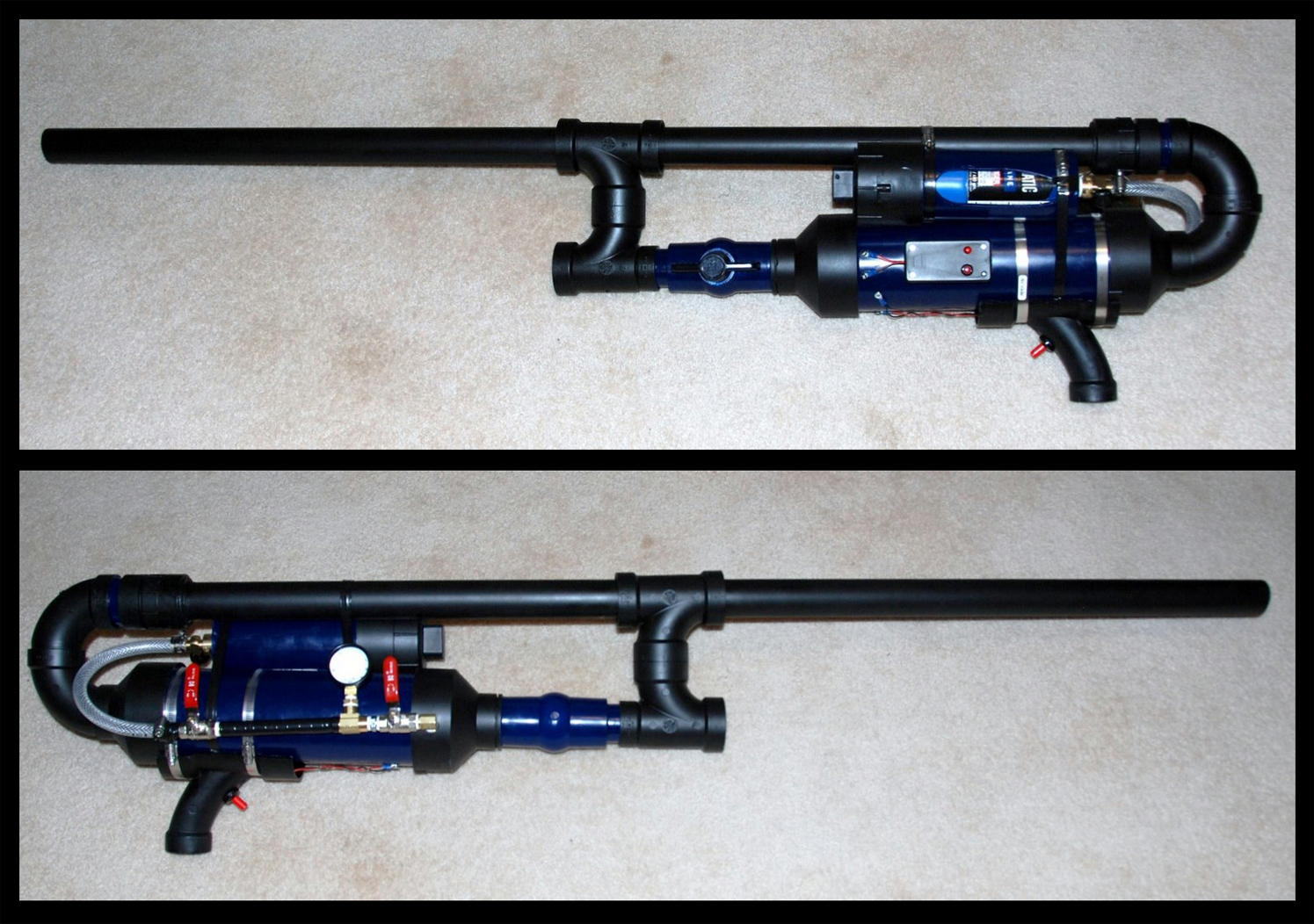 Картофельная пушка из канализационных труб схема своими руками