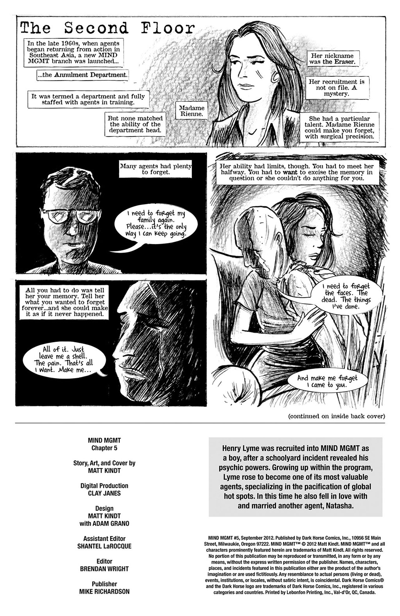 Read online MIND MGMT comic -  Issue #5 - 2
