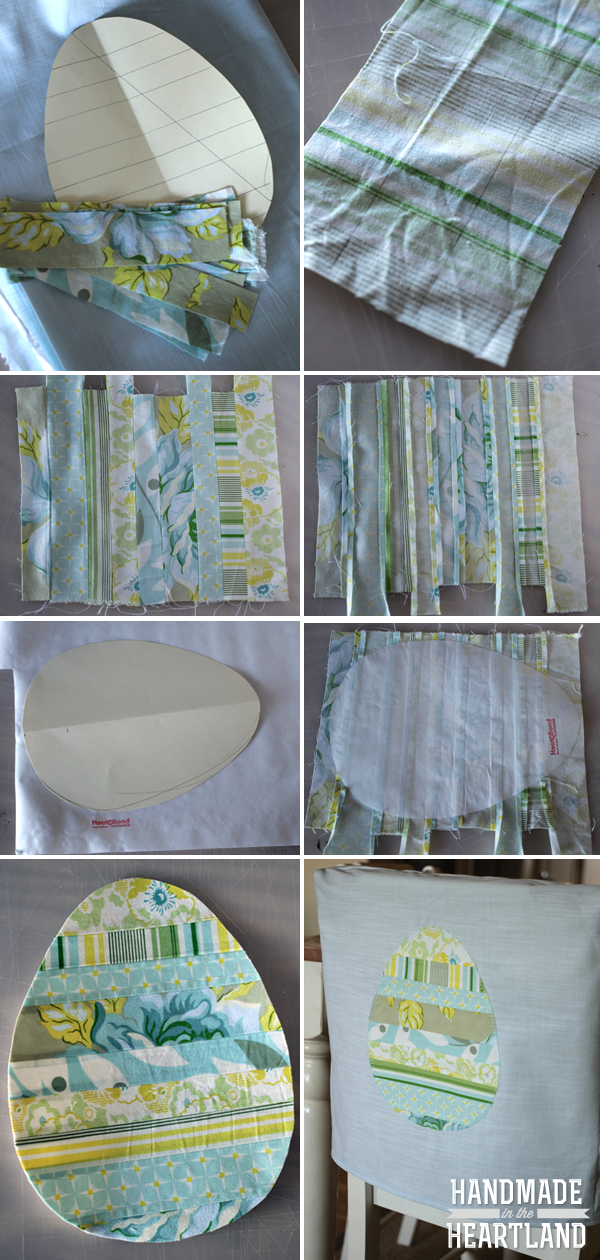 DIY Easter Egg Chair Back Covers 