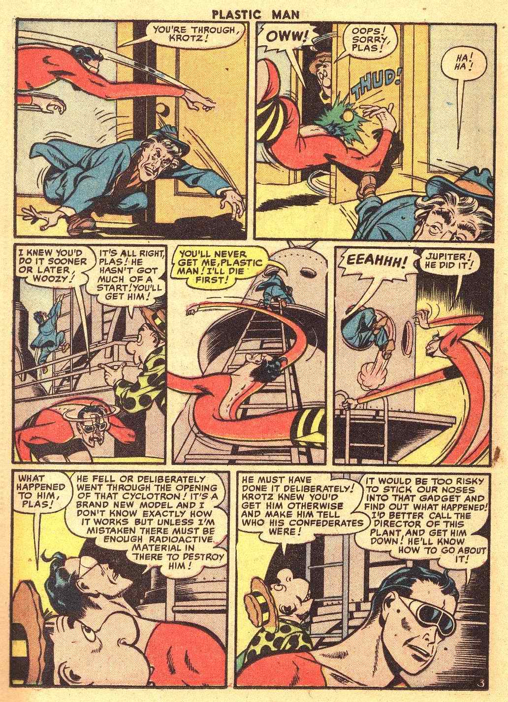 Read online Plastic Man (1943) comic -  Issue #32 - 21