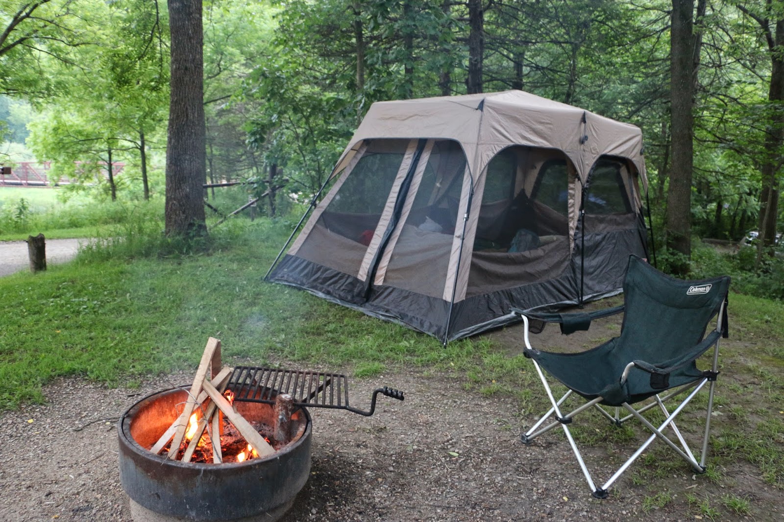 Russman's spot Camping at Whitewater State Park