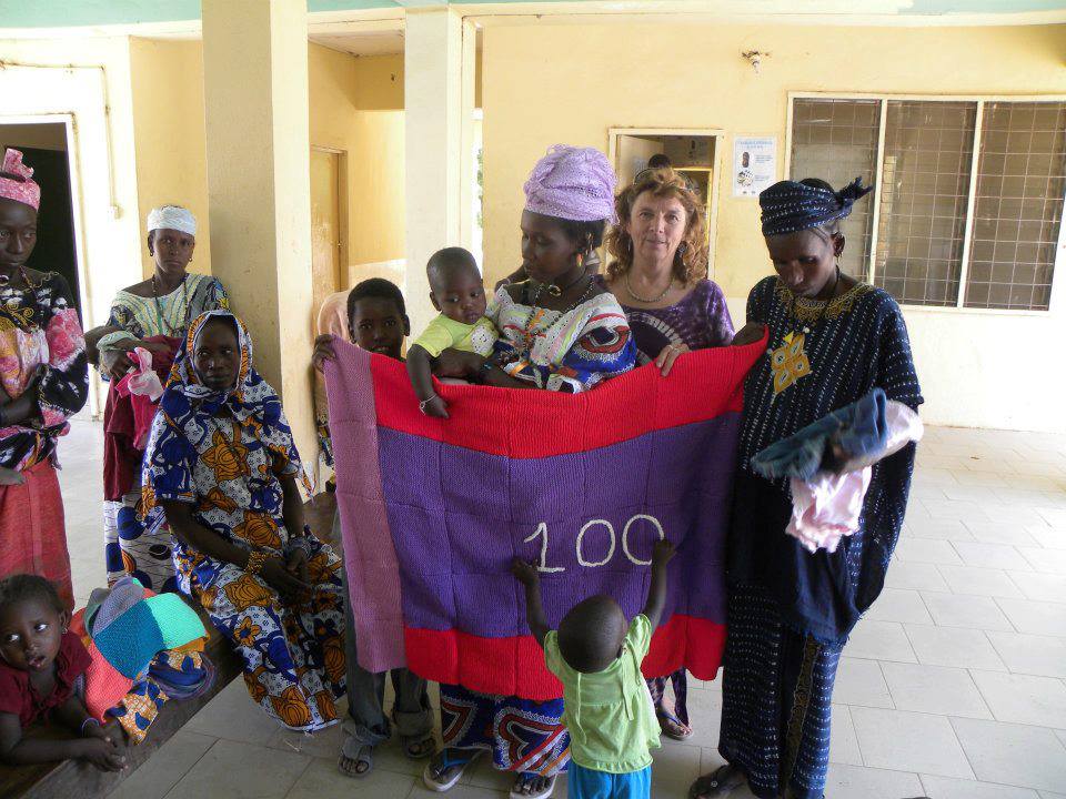 This was our 100th  blanket in Gambia xx