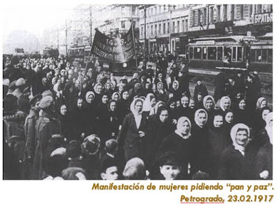 RUSIA: LA REVOLUCIÓN DE FEBRERO DE 1917. ABDICACIÓN DEL ZAR