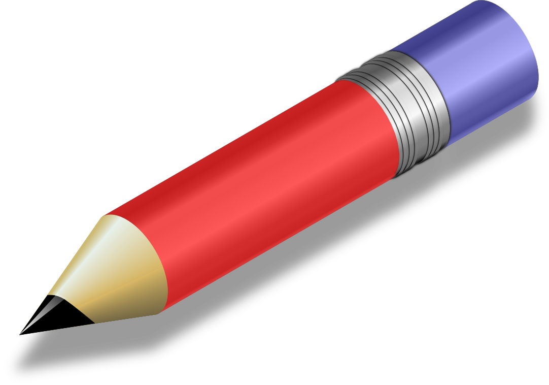 Shiny pencil with Inkscape