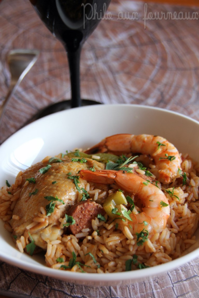 Philo aux fourneaux Jambalaya selon Jamie Oliver