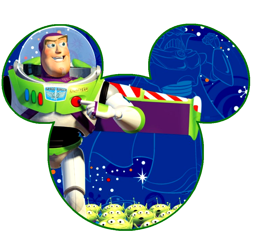 Toy Story in Mickey Heads. Oh My Fiesta! in english