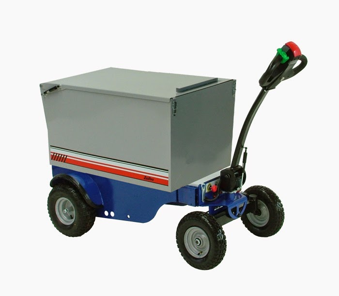 Electric flatbed carts Zallys made in Italy Electric flatbed trolley