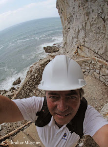 Me above Gorham's Cave