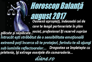 Horoscop Balanţă August 2017 Diane Ro