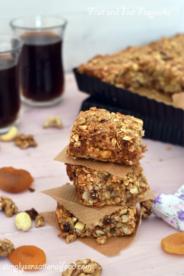 Vegan Fruit and Nut Flapjacks simply.food