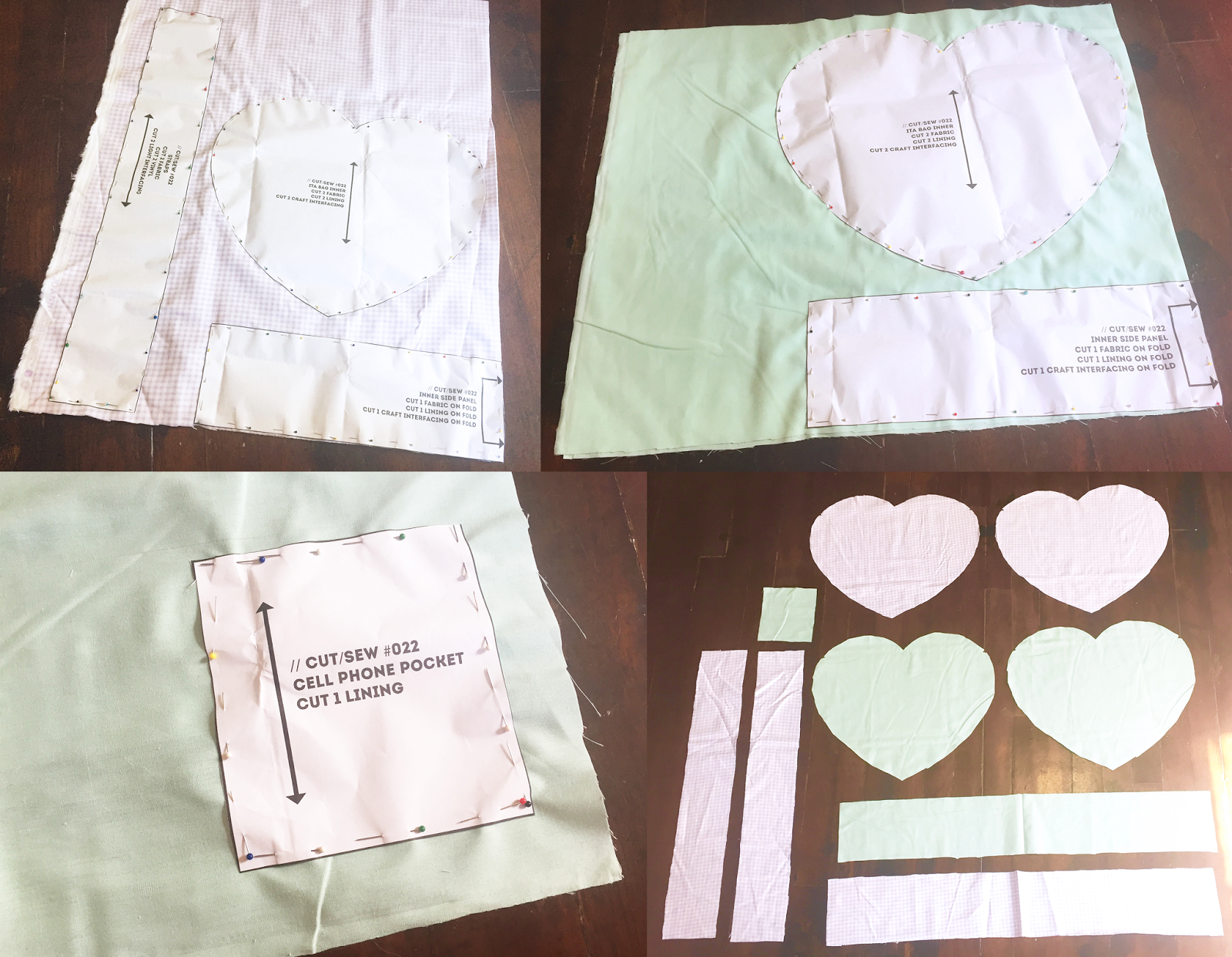 Hey! Cut/Sew Ita Bag Pattern Tutorial