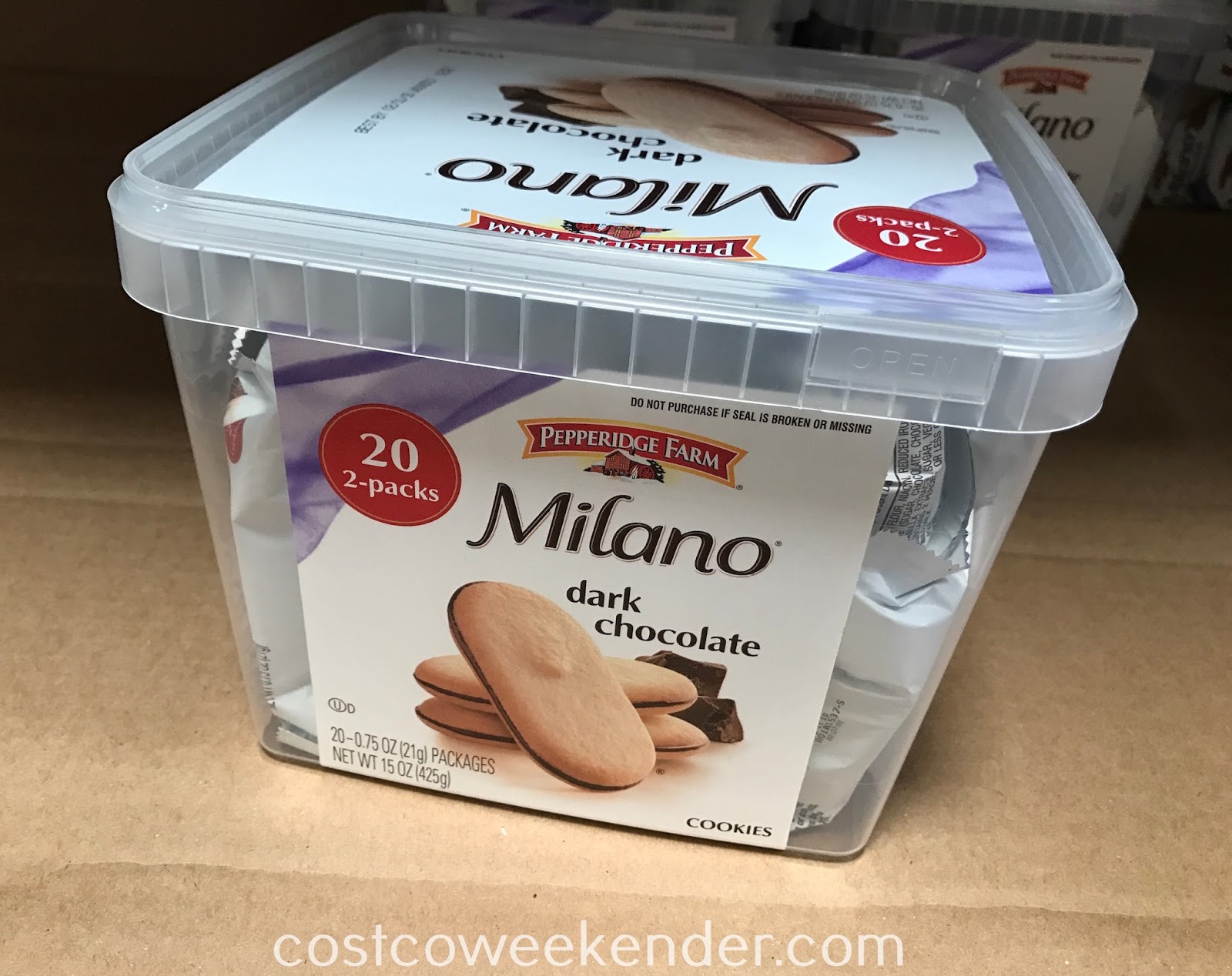 Pepperidge Farm Milano Cookies Costco Weekender
