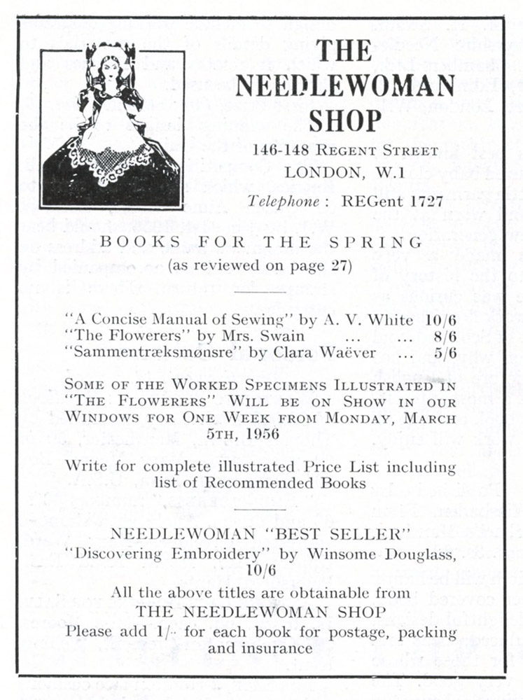 N e e d l e p r i n t Needlework Shopping in London 50 Years Ago