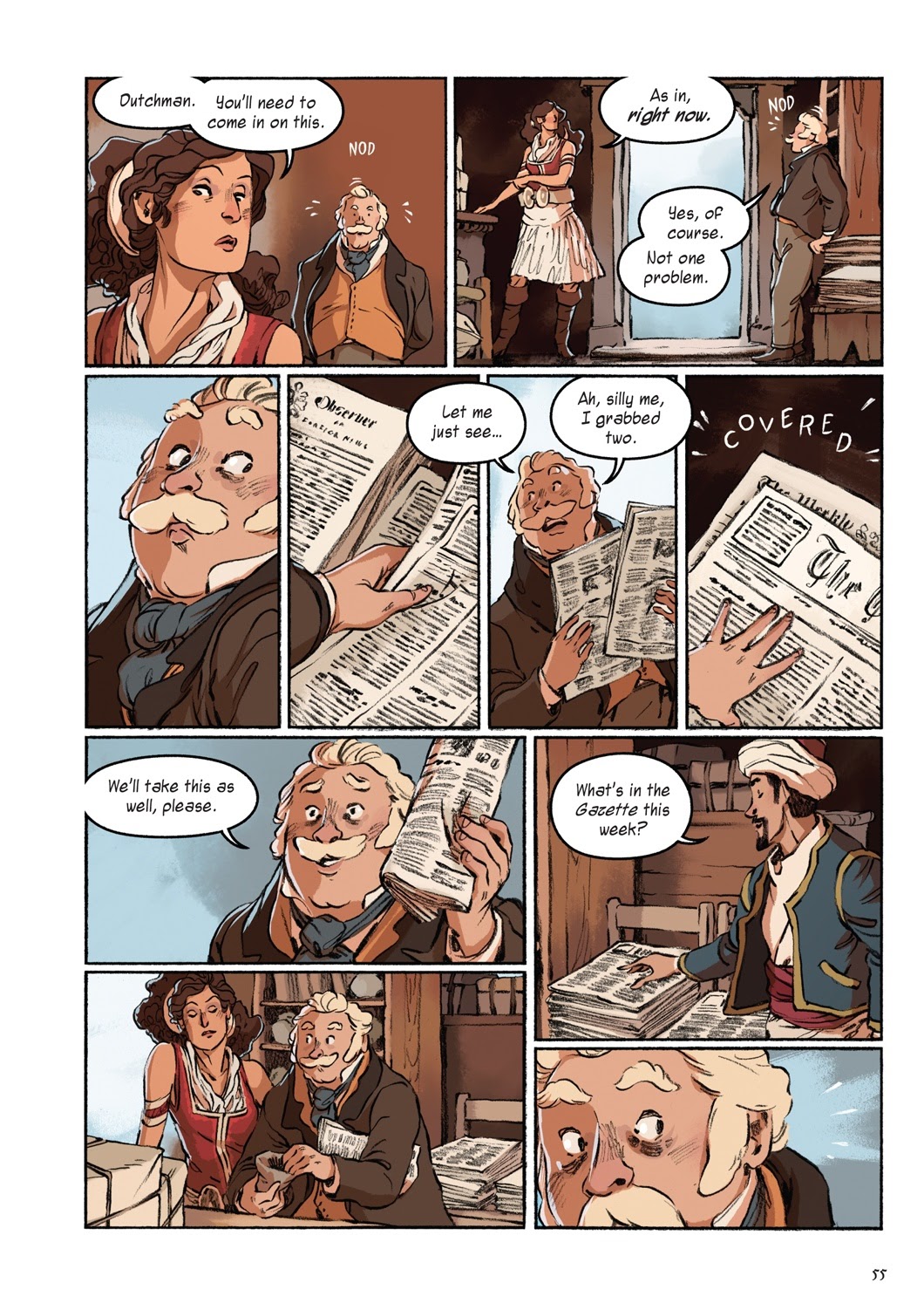 Read online Delilah Dirk and the Pillars of Hercules comic -  Issue # TPB (Part 1) - 55