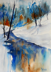 watercolor winter painting reflections landscape artist snow watercolour creative martha paint water paintings kisling sold colorado watercolors 11x15 marthakisling colors