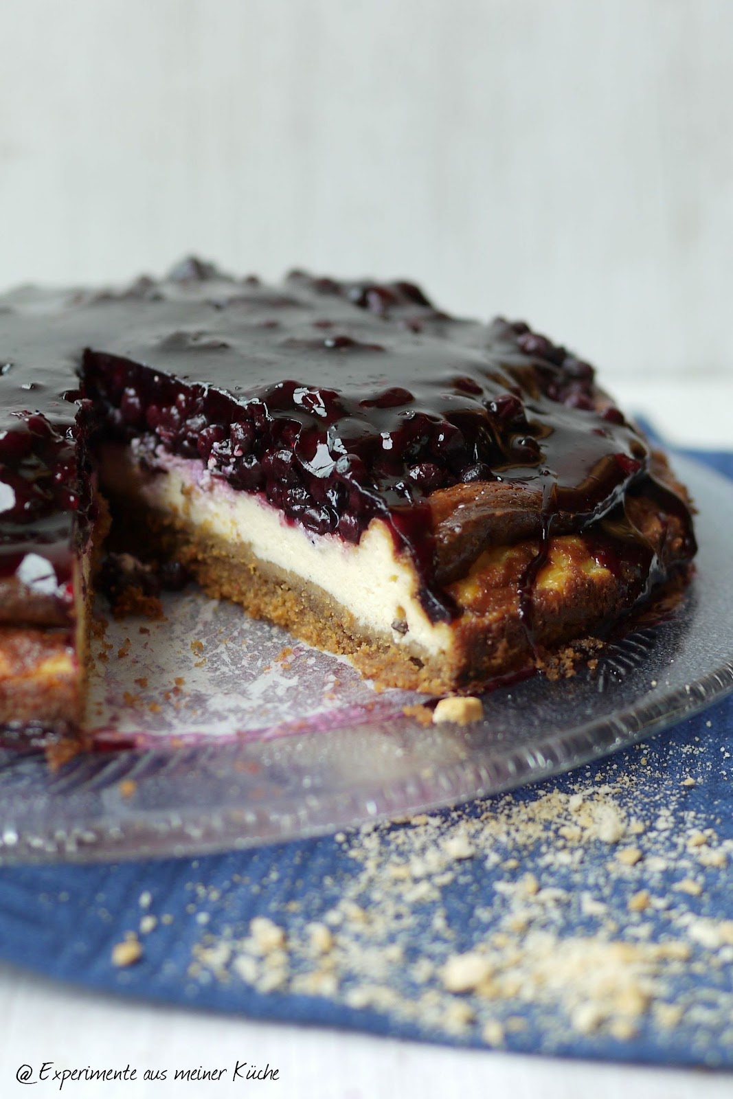 Experimente aus meiner Küche: Heidelbeer-Cheesecake