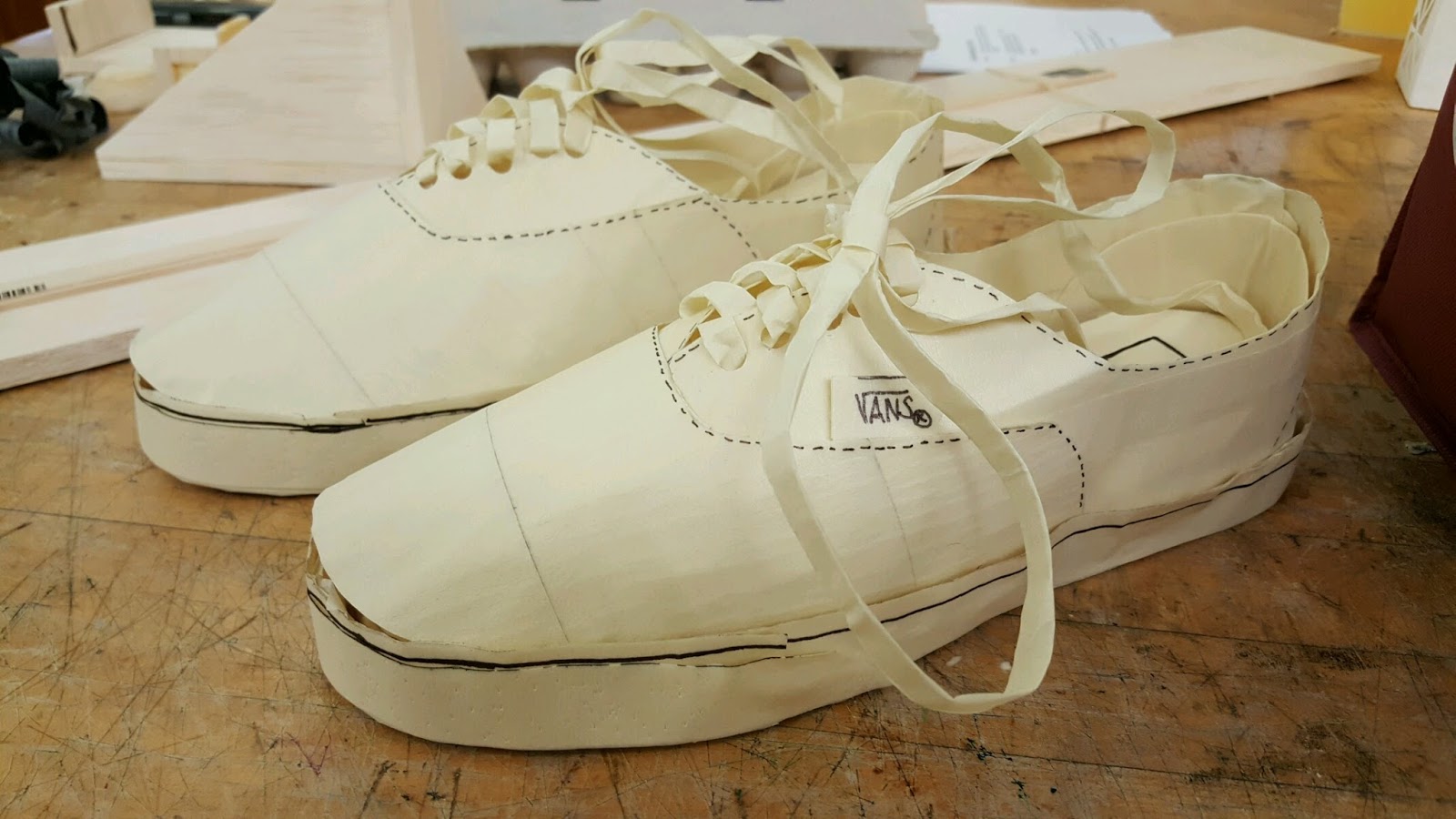 Art 3D Projects Project 1 Masking Tape Shoes