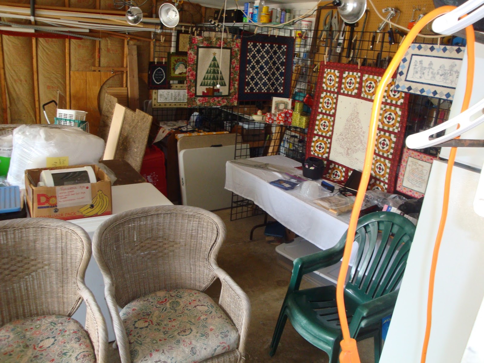 FABRIC THERAPY Second epic quilter/crafter garage sale is now history...