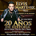 Se agotan entradas para el concierto 20 Años de Historia de Elvis Martínez