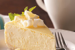 Lemony White Chocolate Cheesecake
