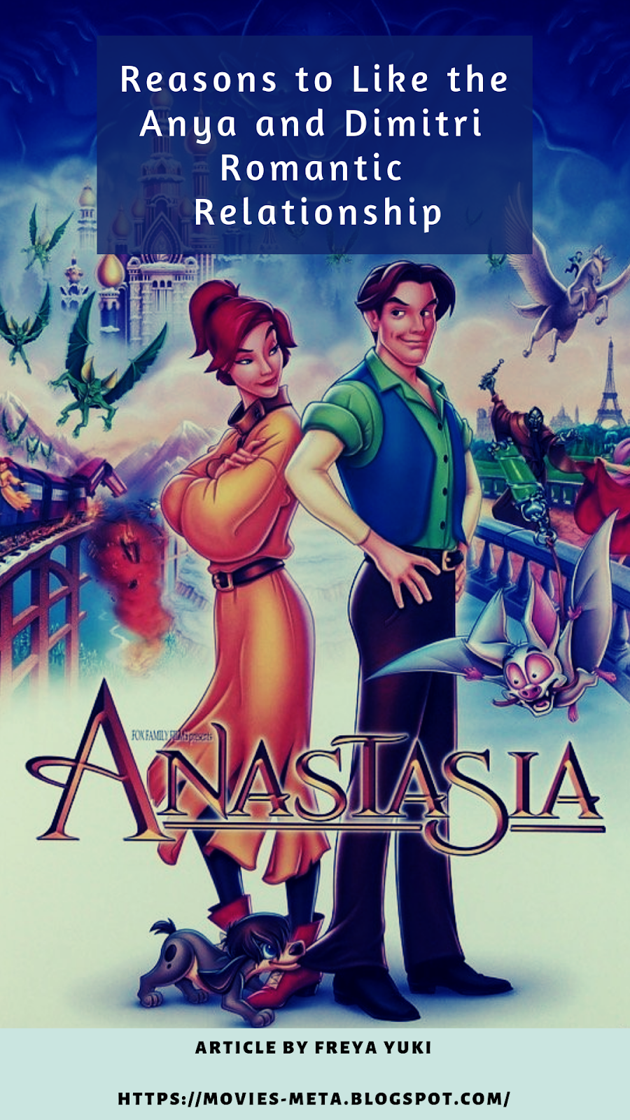 Anastasia 1997 Animated Movie Reasons To Like The Anya And Dimitri Romantic Relationship 