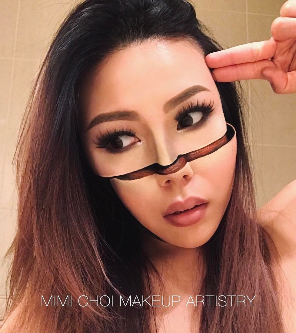 02-A-Little-Bit-Crooked-Mimi-Choi-aka-mimles-Body-Painting-Many-Examples-of-face-Makeup-Application-www-designstack-co