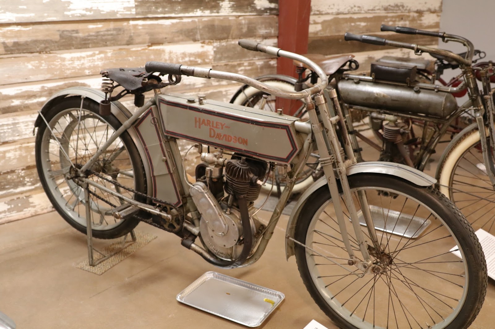 OldMotoDude 1911 HarleyDavidson Model 7A on display at