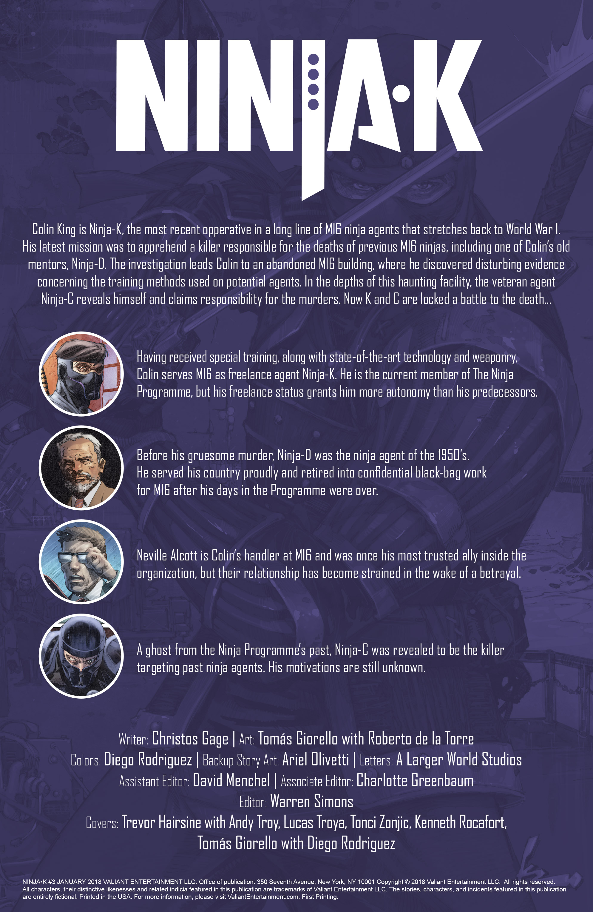 Read online Ninja-K comic -  Issue #3 - 2