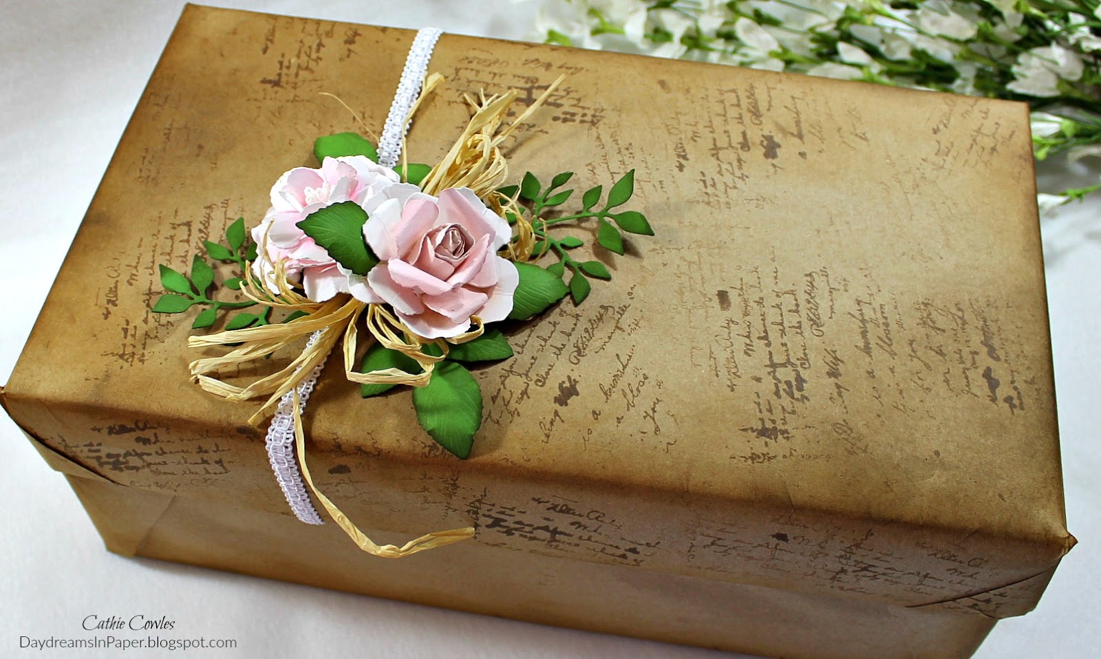 Transforming An Old Shoe Box Into A Beautiful Gift Box Tammy Tutterow Designs Daydreams In Paper