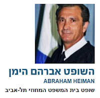 אברהם הימן - שופט בית משפט מחוזי תל אביב