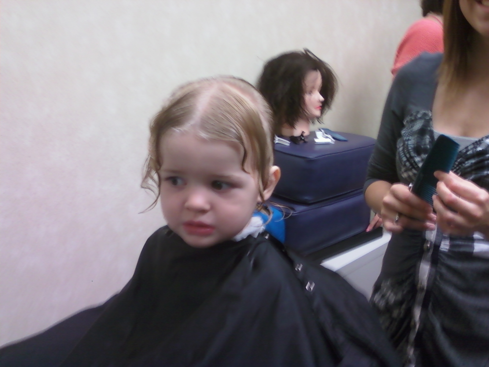 Twelve Makes a Dozen Baby Doll's First Real Haircut