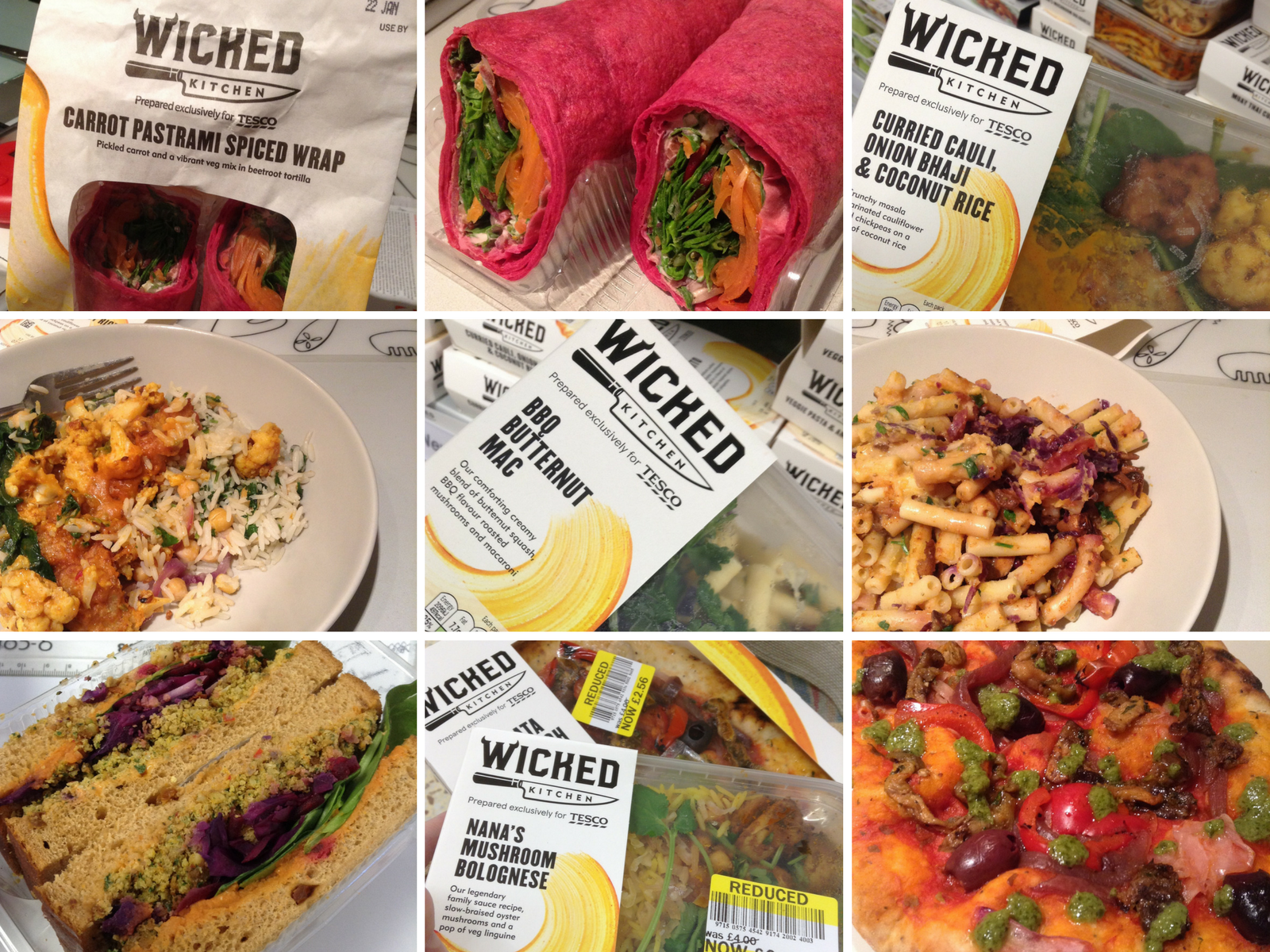 Wicked Kitchen for Tesco, Vegan,Ready Meals, Pizza, Lunch to Go