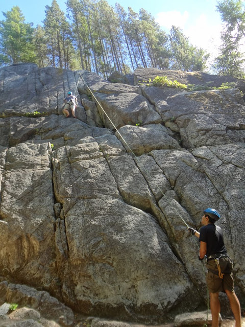 Call It A Day, Rock climbing wall, Smoke Bluffs, Squamish, BC