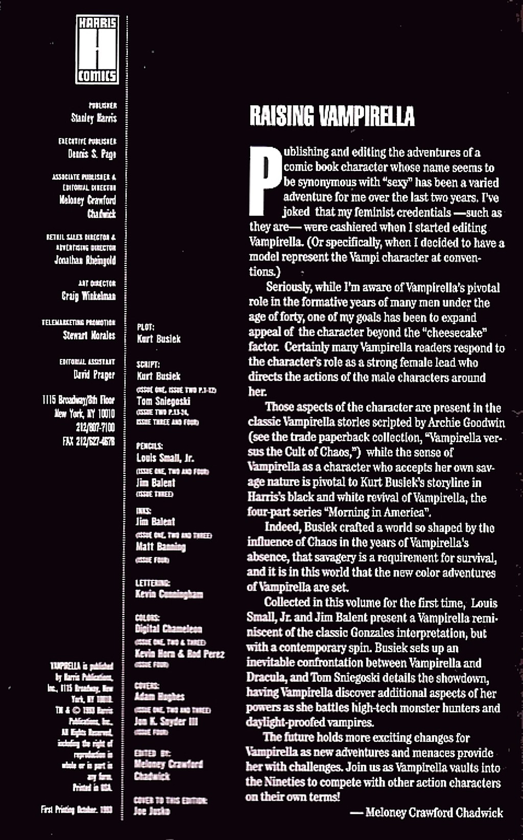 Read online Vampirella (1992) comic -  Issue #1 - 3