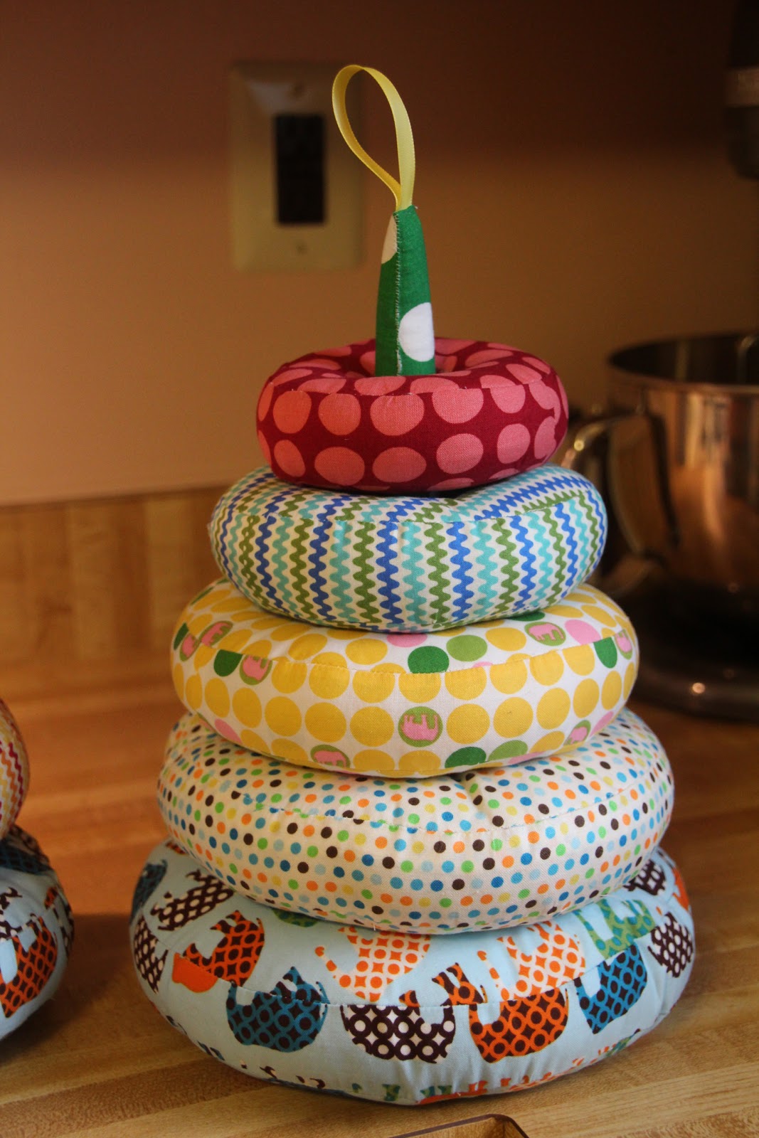 Crafty Christmas Club: Heather Bailey Happy Stacker Ring Toys