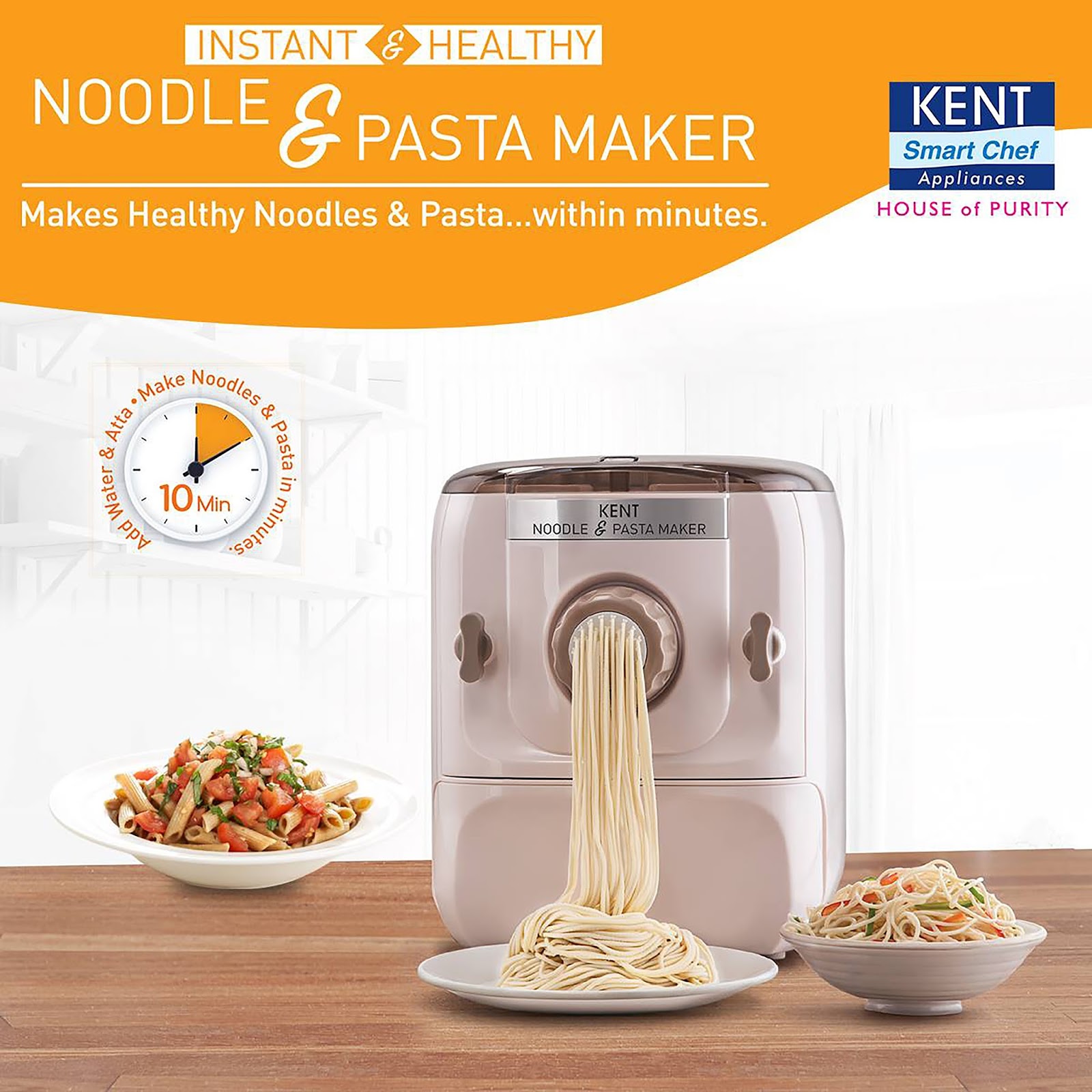 KENT RO debuts in Small Kitchen Appliance Segment with Noodle and Pasta